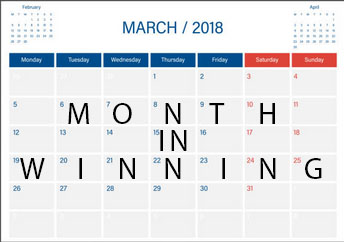 March Was An Amazing Month In Winning