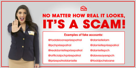 No Matter How Real It Looks, It’s A PCH Impostor Scam!