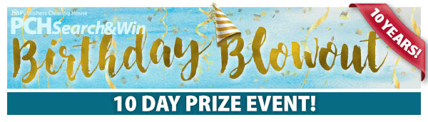 PCHSearch&Win Birthday Blowout!