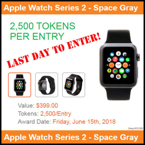 LAST DAY TO ENTER Apple Watch Series 2!!