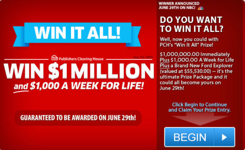 Win More Than Cash With The “Win It All” Prize!!!