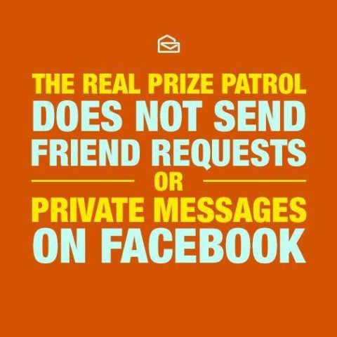 The Real Prize Patrol Doesn’t Send Friend Requests