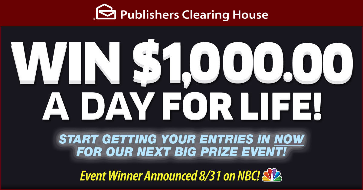 More Winning Is Right Around The Corner With Our Next PCH Prize Event!