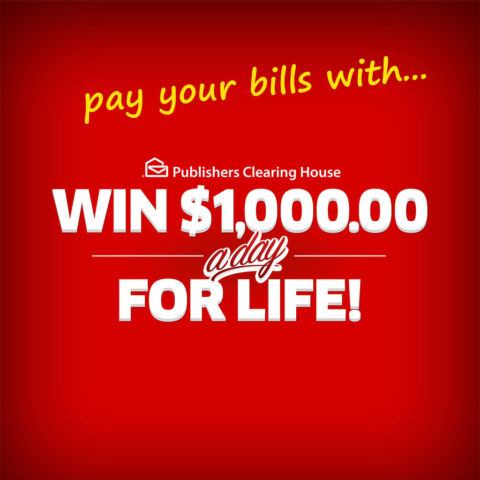Pay Your Bills With $1,000.00 A Day For Life!