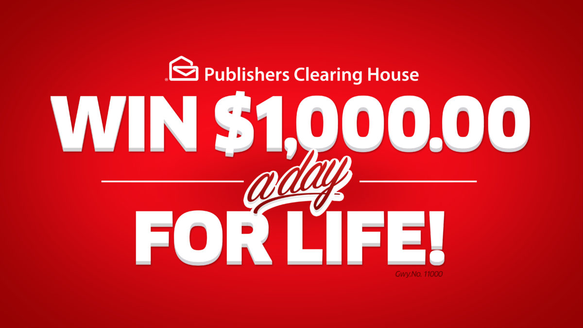 Get Lucky Every Day – Win $1,000 A Day For Life!