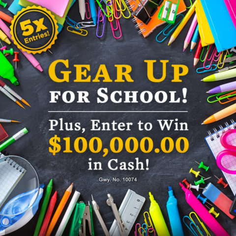 It’s Time To Gear Up For School & To Enter To WIN Some Cash!