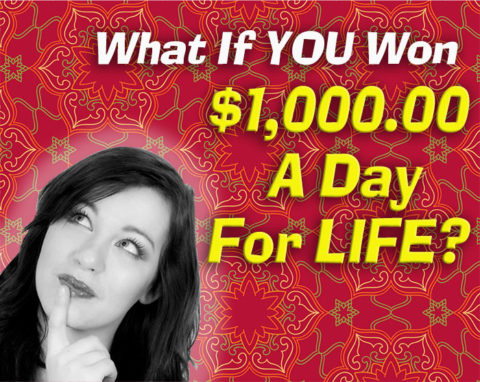 An “Ode” To Winning $1,000 A Day For Life From PCH!
