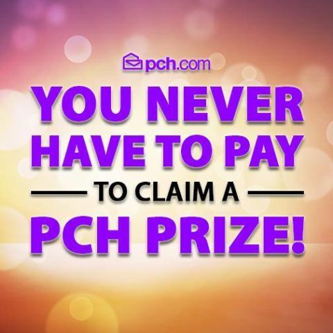 You Never Have To Pay To Claim A PCH Prize!