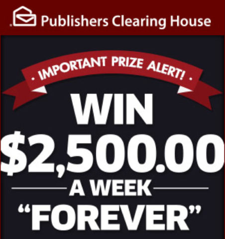 Our $2,500 A Week Forever Prize Is GUARANTEED!