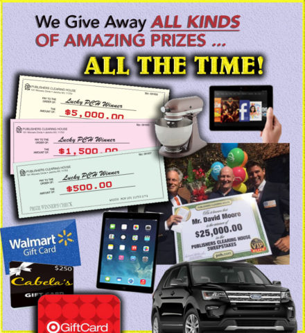 PCH Has SO Many Different Prizes to Win – Don’t Miss Out!