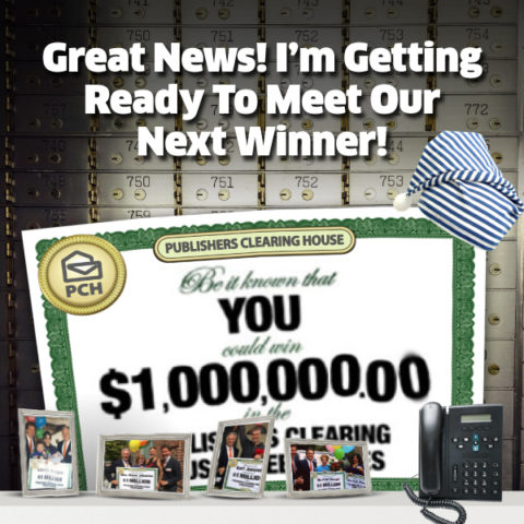 PCH Big Check Asks:  Who’s Ready To Meet Me?