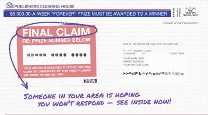 Did You Receive A PCH Envelope That Says Final Claim?