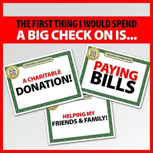 What Would Be The First Thing You’d Spend A Big Check On?