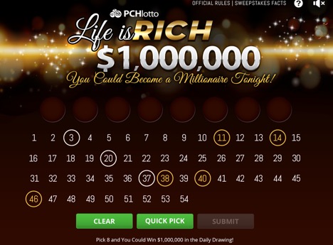 The $1,000,000.00 Life Is Rich Prize Is Guaranteed To Be Awarded Soon!