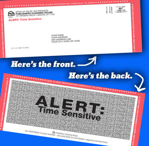 Did you receive this special ALERT notice in the mail from PCH? OPEN IT NOW!