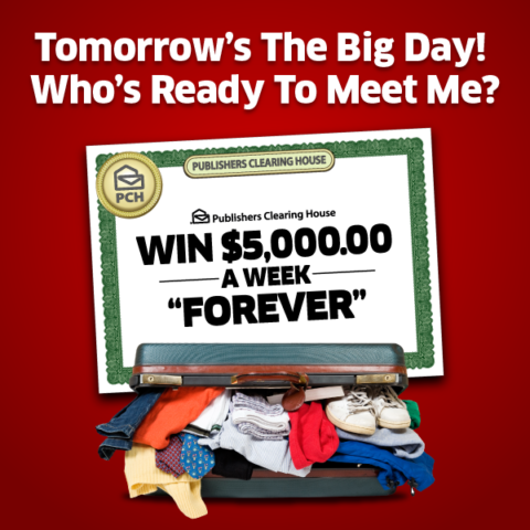 PCH Big Check Asks: Who’s Ready To Meet Me?