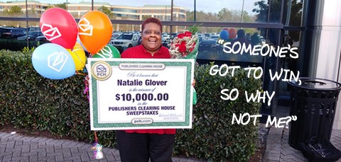 Words From A $10,000.00 Winner: Natalie Glover!