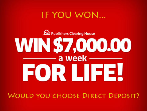 deposit direct would choose won if pch