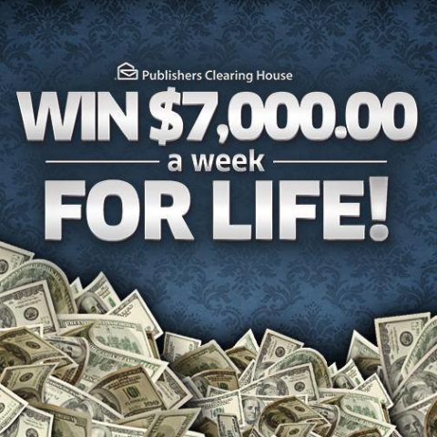 Win $7,000.00 A Week For Life!