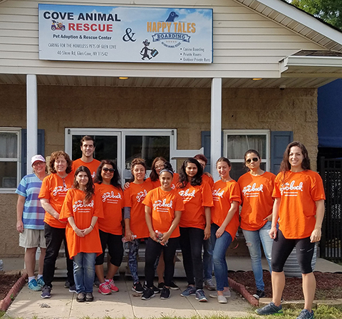PCH Employees Volunteer at Cove Animal Rescue