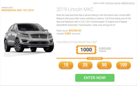 The Time Is Now! Last Day to Enter the Lincoln MKC Giveaway!!!