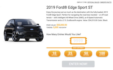 Put the Pedal to the Metal with A 2019 Ford Edge Sport ST