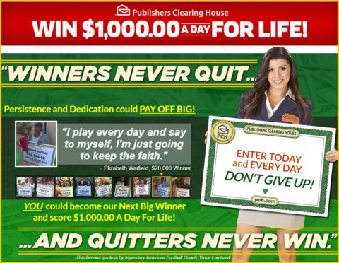 $1,000.00 A DAY FOR LIFE:  WHAT’S YOUR GAME PLAN TO WIN?