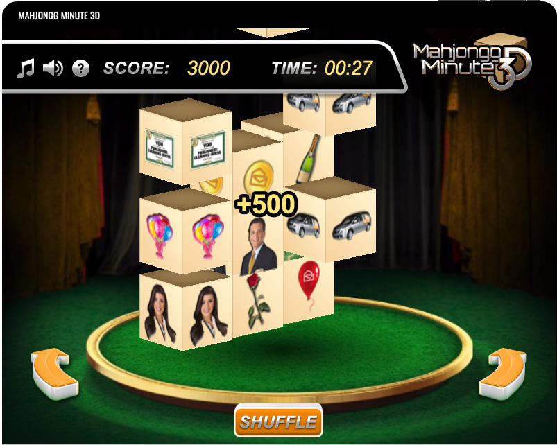 3D Mahjong - Play 3D Mahjong on Kevin Games