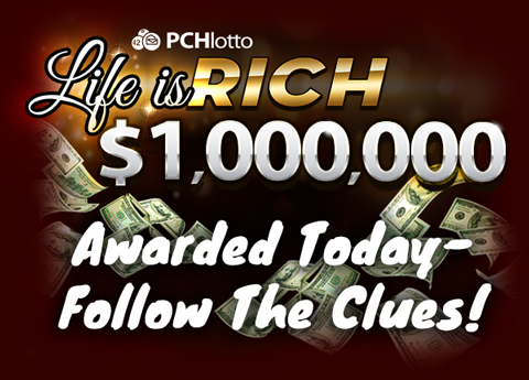 Who Will Win Today’s PCHlotto Life Is Rich Prize? Follow the Clues from the Road!