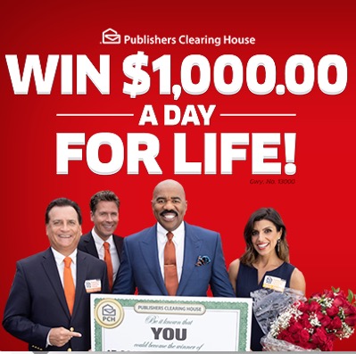 Top 10 Reasons to Get in to Win $1,000.00 A Day For Life!