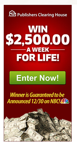 $2,500.00 A Week For Life Guaranteed … No Special Early Looks!