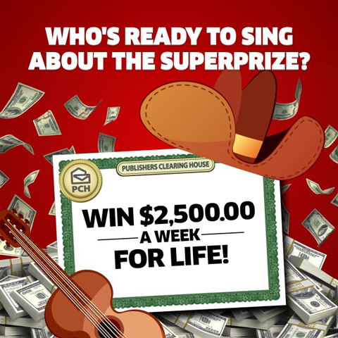 The PCH Big Check Is Singing About Meeting Our Next Winner!