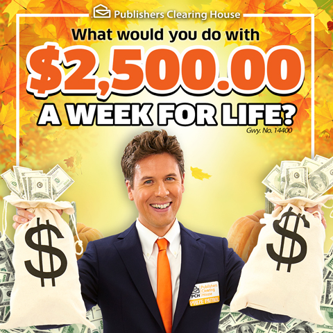What Would You Do With $2,500.00 A Week For Life?