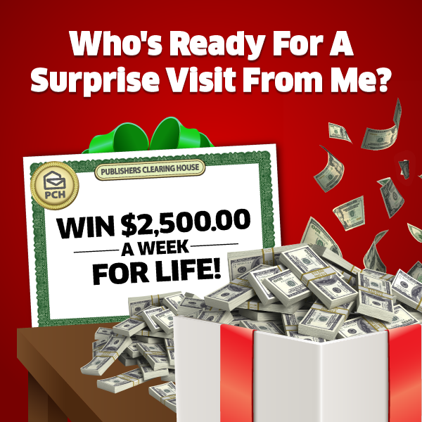 Lucky The PCH Big Check Asks: “Who Wants to Meet Me in Just Days?”
