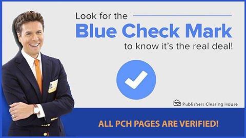 AVOID PCH SCAMS: LOOK FOR THE BLUE CHECK MARK