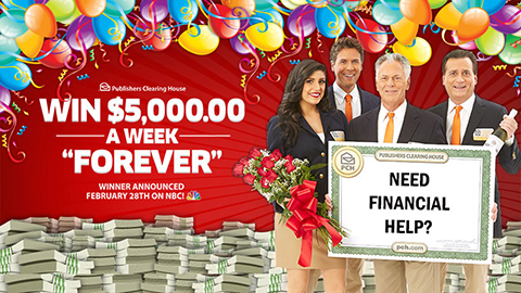 NEED FINANCIAL HELP? ENTER TO WIN $5,000.00 A WEEK “FOREVER”!