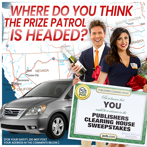 Where Will the Next PCH “Forever” Prize Winner Live?