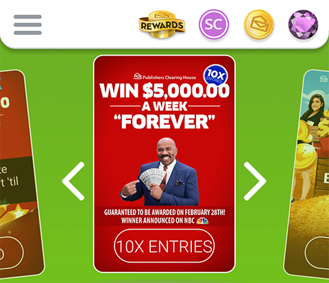 Get 10 Entries With Just One Tap in the PCH App – Every Day!