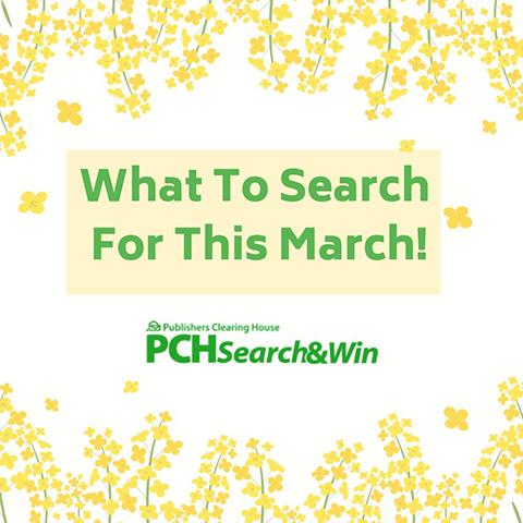 What To Search For This March Using PCHSearch&Win!