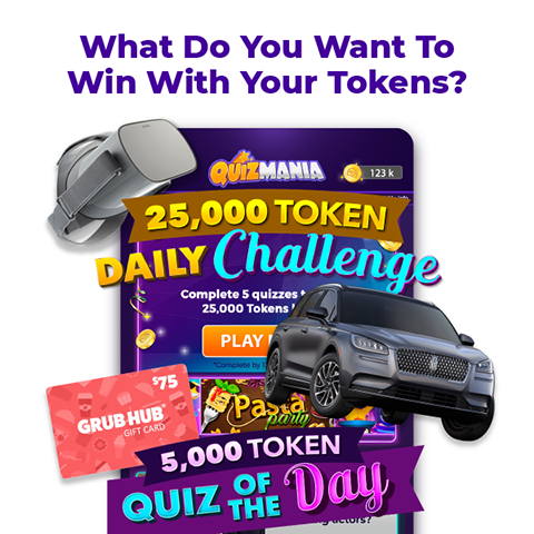 Your Quizmania App Token Rewards Could Make You A WINNER!
