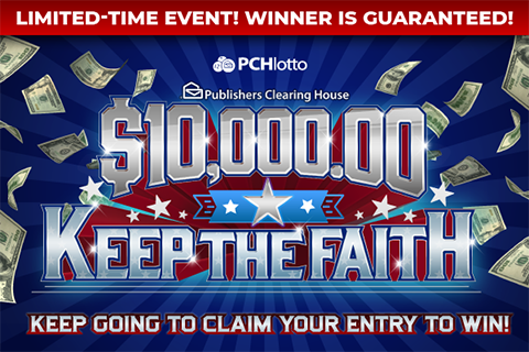 Win $10,000.00 in the Keep The Faith Sweepstakes