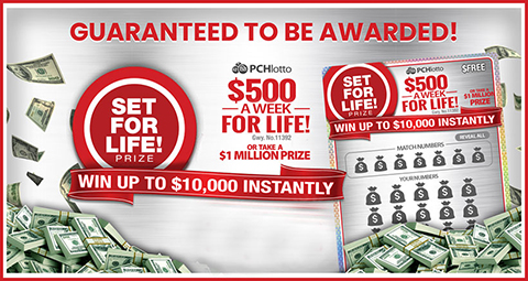 New Sweepstakes for May – Lotto $500 A Week For Life