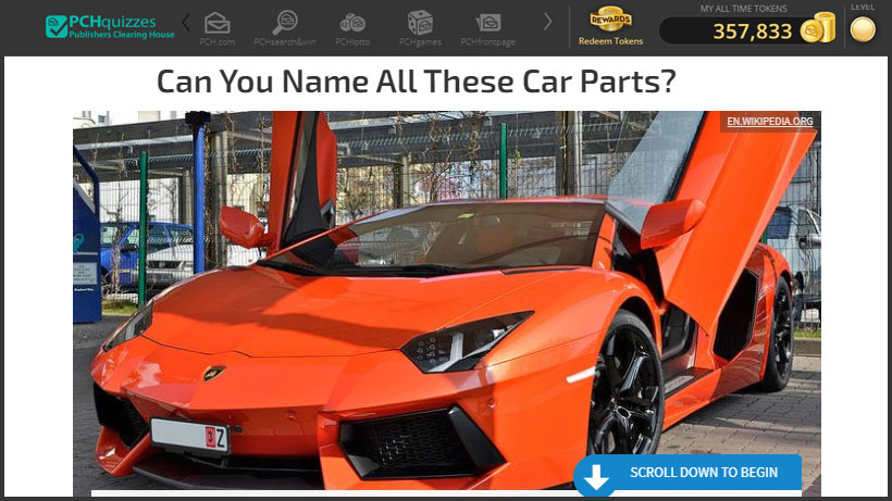 HAVE YOU PCHQUIZZED ABOUT CARS TODAY?