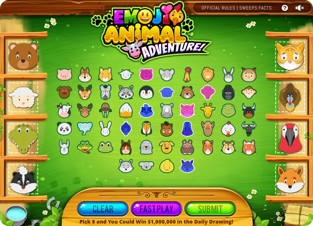Emoji Millions Animal Adventure