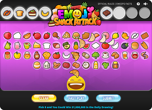 Emoji Millions Snack Attack