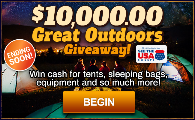 Hurry! Enter To Win The $10,000.00 Great Outdoors Giveaway!