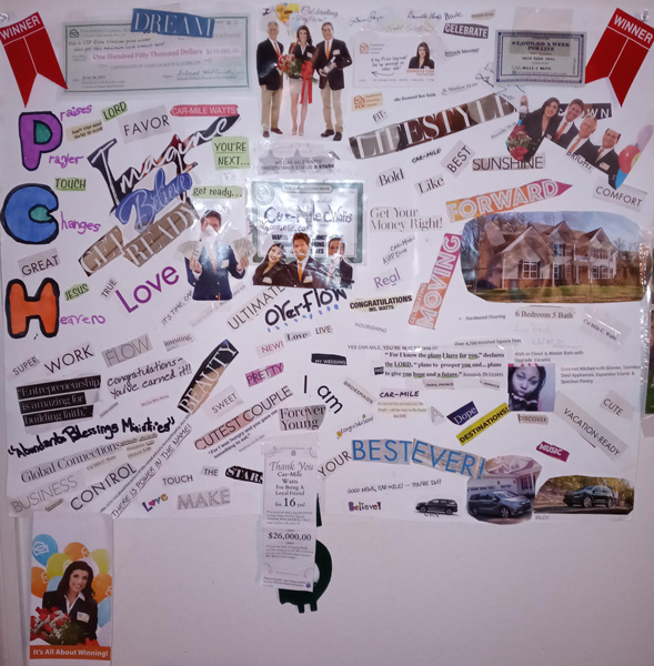What Would Be On Your PCH SuperPrize Vision Board?
